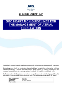 ggc heart mcn guidelines for the management of atrial fibrillation