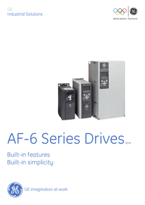 AF-6 Series Drives catalogue