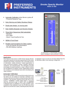 JC-30D, Smoke Opacity Monitor