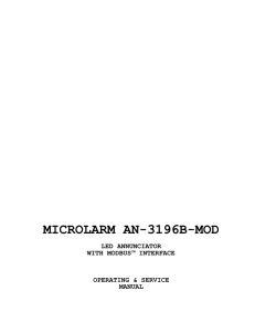 microlarm an-3196b-mod - Ametek Power Instruments