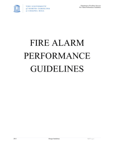 Fire Alarm - Facilities Services