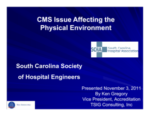 CMS Issue Affecting the CMS Issue Affecting the Physical