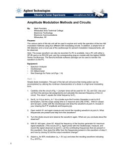 Amplitude Modulation Methods and Circuits