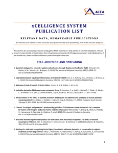 xCELLigence Publications