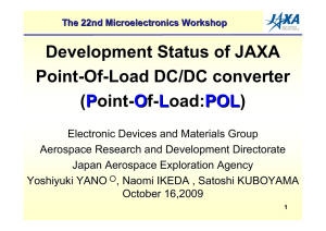 Development Status of JAXA Point-Of