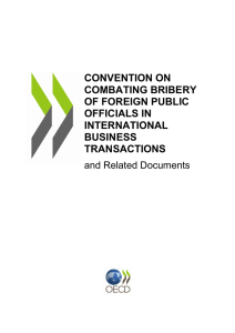 Convention on Combating Bribery of Foreign Public Officials