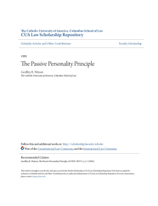 The Passive Personality Principle