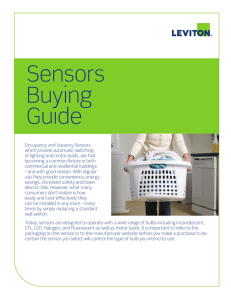 Sensors Buying Guide - Leviton Home Solutions