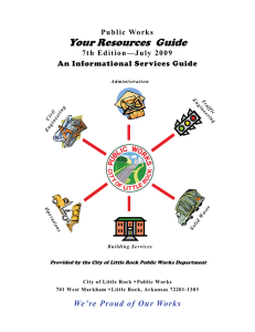 Public Works Resources Guide