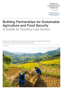 Building Partnerships for Sustainable Agriculture and Food