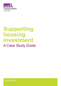 Supporting housing investment - Local Government Association