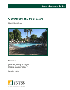 COMMERCIAL LED POOL LAMPS