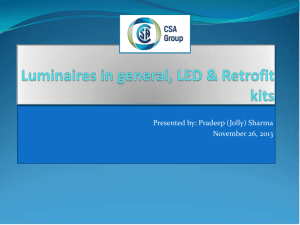 Lighting Certification Programs for Luminaires