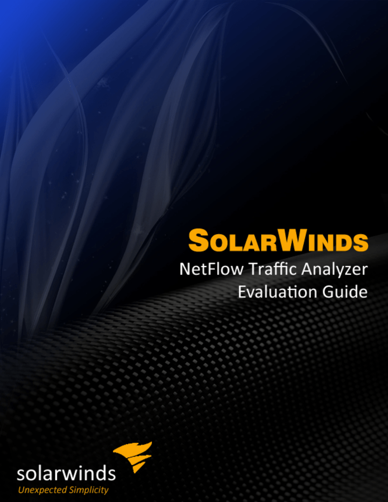 solarwinds network traffic analyzer
