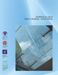 Guidelines on use of glass in buildings