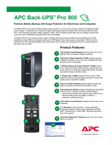 APC Back-UPS® Pro 900