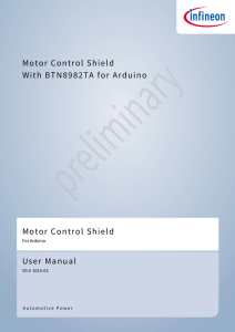 Motor Control Shield Motor Control Shield With BTN8982TA for