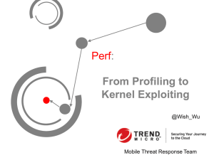Perf - From Profiling to Kernel Exploiting
