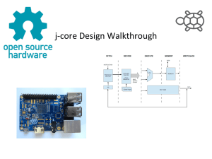 j-core Design Walkthrough - J