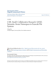 CSR: Small: Collaborative Research: SANE