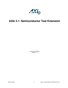 AXIe 3.1: Semiconductor Test Extension