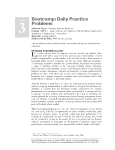 Bootcamp: Daily Practice Problems