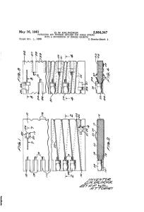 Packaging and storage devices for cords strung with a succession of