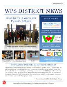 Good News in Worcester PUBLIC Schools