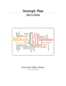 Worcester Public Library Strategic Plan