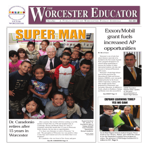 The Worcester Educator, Fall 2008