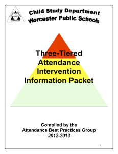 Tiered Attendance Interventions