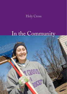 In the Community - College of the Holy Cross