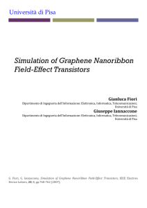 Simulation of Graphene Nanoribbon Field