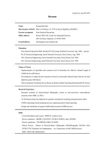 Resume - Stanford TCAD