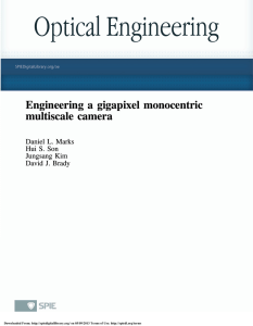 Engineering a gigapixel monocentric multiscale camera