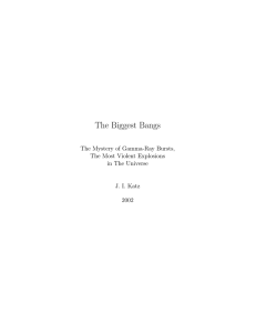The Biggest Bangs
