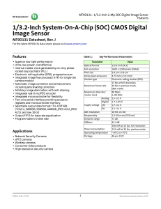 MT9D131C12STC-DR - ON Semiconductor