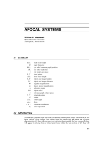 Chapter 2 . Afocal Systems