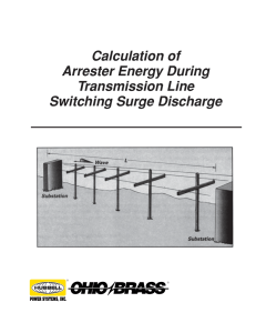 Calculation of Arrester Energy During Transmission Line Switching