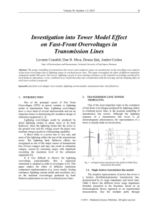 Investigation into Tower Model Effect on Fast