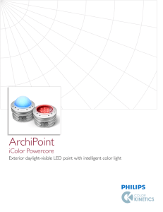 ArchiPoint iColor Powercore Product Guide