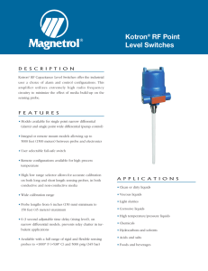 Point Level Switches - Magnetrol International