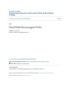 Hand-Held Electromagnet-Probe - Scholarship, Research, and