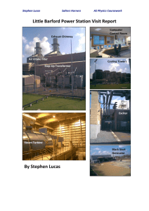 Visit to Little Barford Power Station