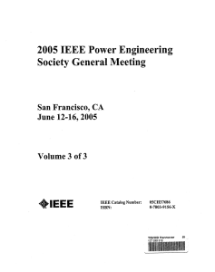 IEEE Power Engineering Society general meeting