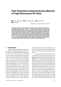 High-Temperature Superconducting Materials for High