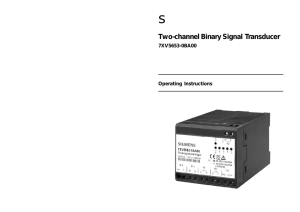 Two-channel Binary Signal Transducer