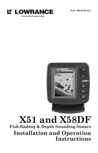 X51 and X58DF Owners Manual