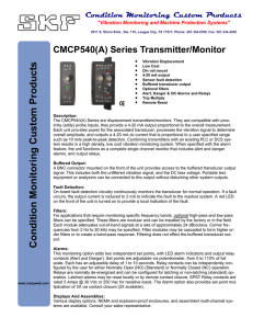 CMCP540(A) - STI Vibration Monitoring Inc.