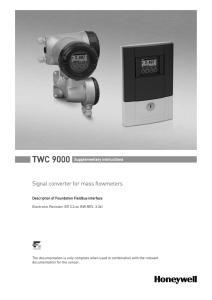 Signal converter for mass flowmeters